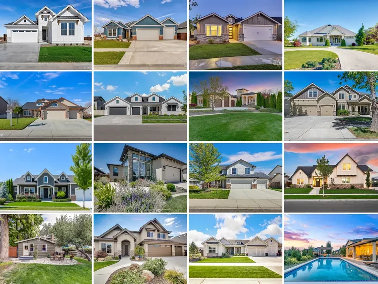 Grid showing Boise real estate for sale on We Know Boise.